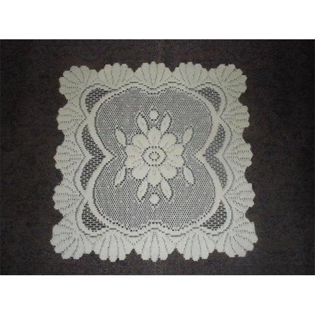 TAPESTRY TRADING Tapestry Trading 558W1220 12 x 20 in. European Lace Placemat; White 558W1220